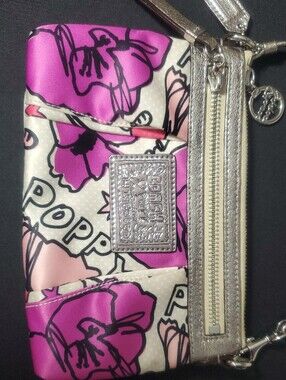 Coach Poppy Graffiti Floral Shoulder Top Handle Bag
